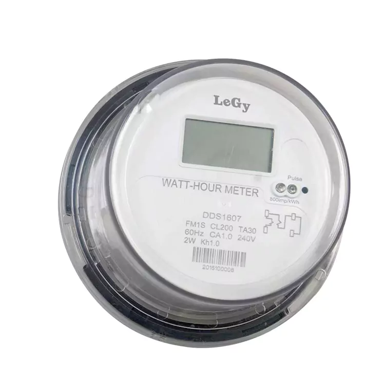 ANSI-contactdoostype eenfasige energiemeter