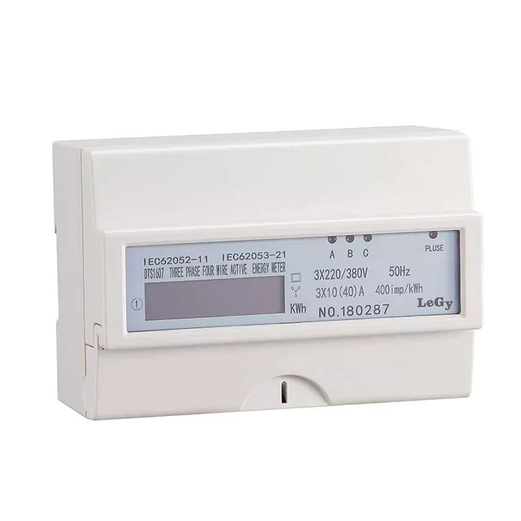 CT-bediende DIN-rail energiemeter
