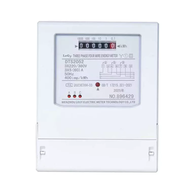 CT-bediende driefasige slimme energiemeter