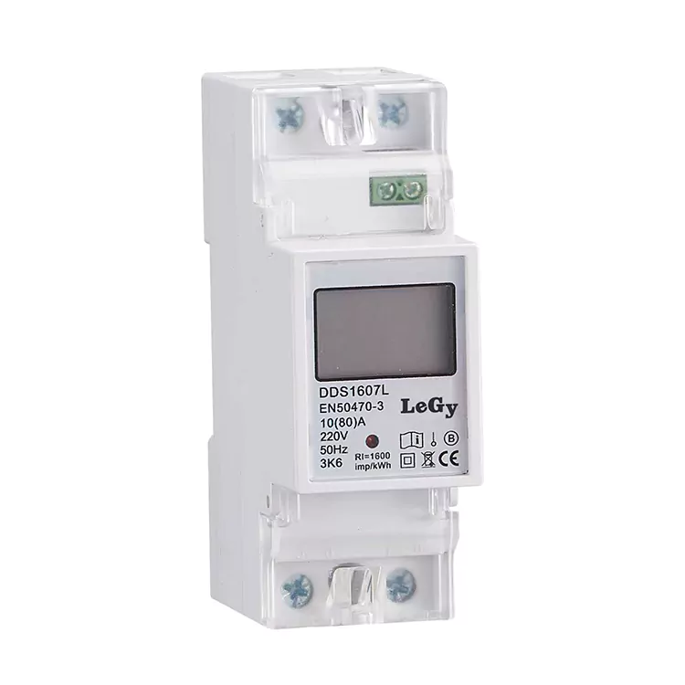 RS485 Eenfasige DIN-rail slimme energiemeter