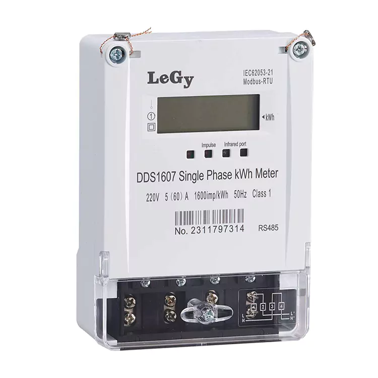 Eenfasige bidirectionele energiemeter